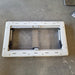 Used White Radius Opening Window : 27 1/2 X 15 1/2 X 2" D - Young Farts RV Parts