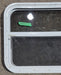 Used White Radius Opening Window : 29 1/2" W x 19 1/4" H x 1 7/8" D - Young Farts RV Parts