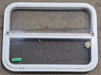 Used White Radius Opening Window : 29 1/4" W x 21 1/4" H x 1 3/4" D - Young Farts RV Parts