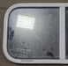 Used White Radius Opening Window : 30" W x 15" H x 1 1/4" D - Young Farts RV Parts