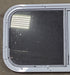 Used White Radius Opening Window : 30" W x 15" H x 1 1/4" D - Young Farts RV Parts
