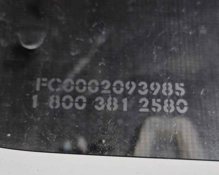 Used White Radius Opening Window : 35 1/2" W x 14 1/4" H x 1 1/4" D