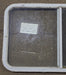 Used White Radius Opening Window : 35 1/2" W x 21 1/2" H x 1 1/4" D - Young Farts RV Parts