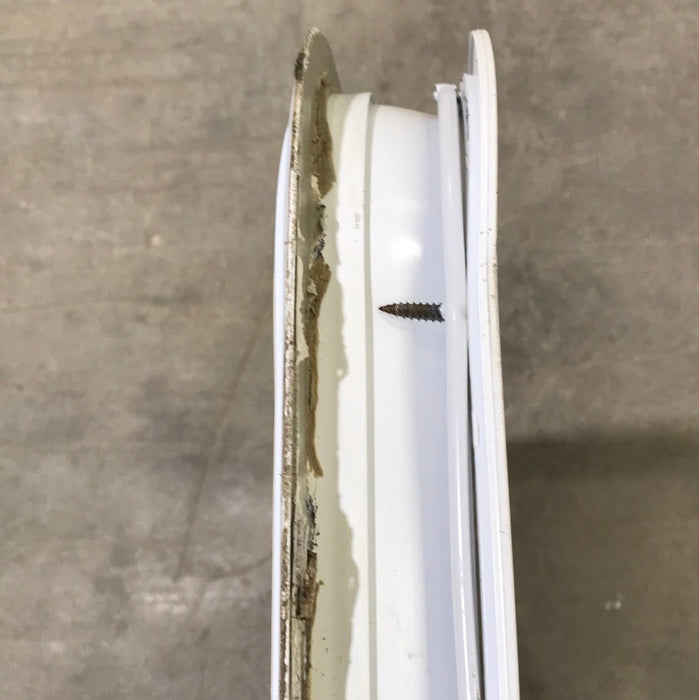 Used White Radius Opening Window : 35 1/2" x 28 1/2 x 2" D