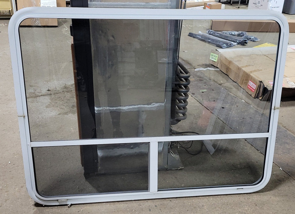 Used White Radius Opening Window : 35 3/4" H X 48 1/2" W X 2" D