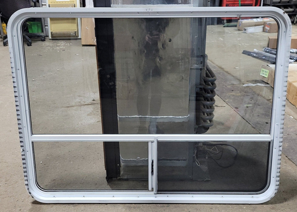 Used White Radius Opening Window : 35 3/4" H X 48 1/2" W X 2" D