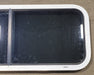 Used White Radius Opening Window : 36 1/4" W X 14 3/4" H X 1 7/8" D - Young Farts RV Parts