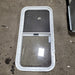 Used White Radius Opening Window : 36" X 18" X 2" D - Young Farts RV Parts