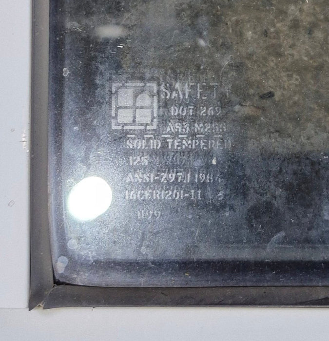 Used White Radius Opening Window : 41 1/4" W x 28 3/4" H x 1 7/8" D