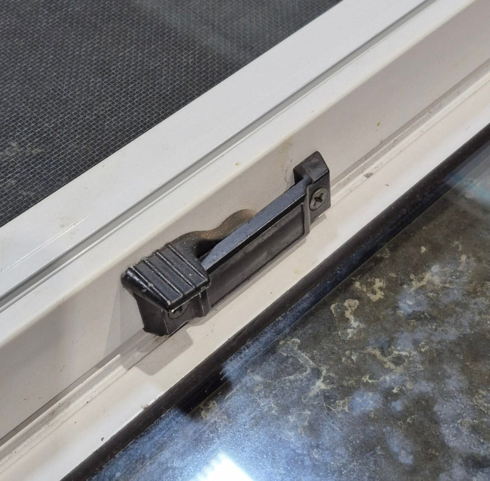 Used White Radius Opening Window : 41 1/4" W x 28 3/4" H x 1 7/8" D