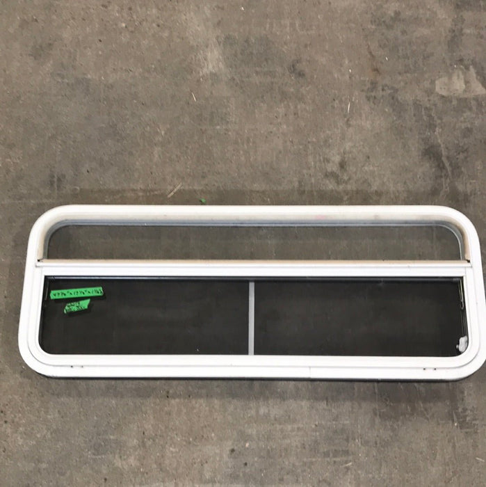 USED White Radius Opening Window : 47 1/2" W x 17 1/2" H x 1 1/2" D