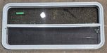 Used White Radius Opening Window : 47 1/2" W x 21 1/4" H x 1 7/8" D - Young Farts RV Parts