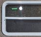 Used White Radius Opening Window : 47 1/2" W x 21 1/4" H x 1 7/8" D - Young Farts RV Parts