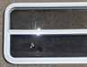 Used White Radius Opening Window : 47 1/2" W x 21 1/4" H x 1 7/8" D - Young Farts RV Parts