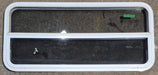 Used White Radius Opening Window : 47 1/2" W x 21 1/4" H x 1 7/8" D - Young Farts RV Parts