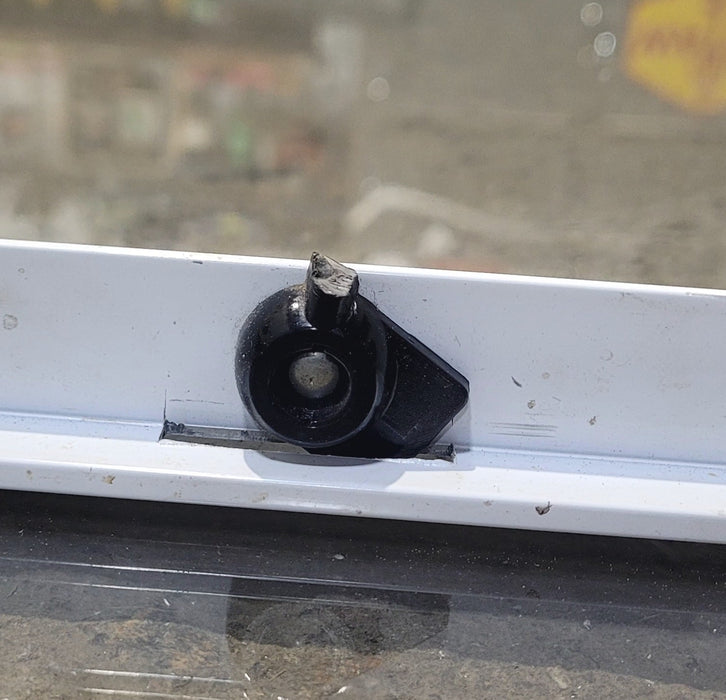 Used White Radius Opening Window : 47 1/2" W x 25 1/2" H x 1 1/4" D