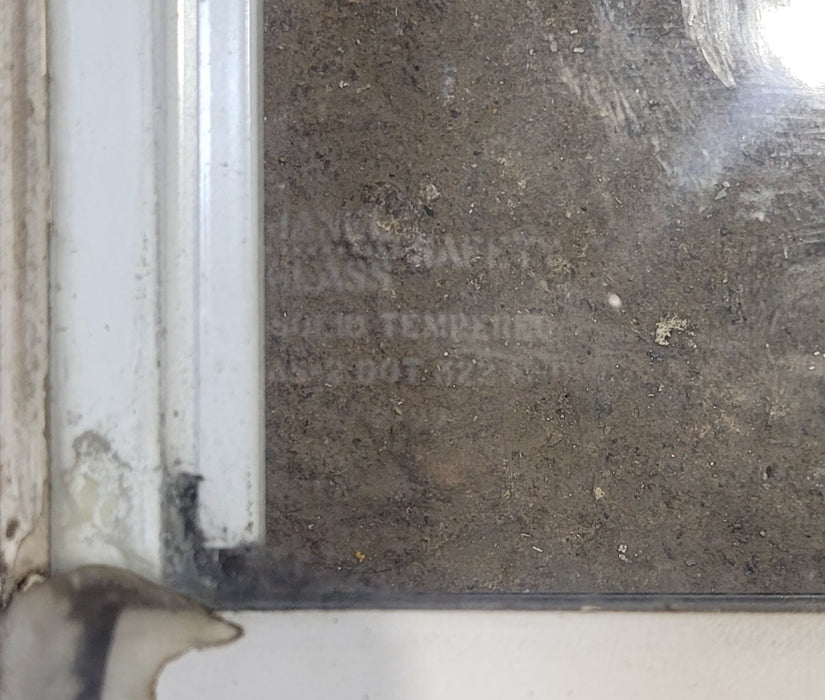 Used White Radius Opening Window : 47 1/2" W x 25 1/2" H x 1 1/4" D