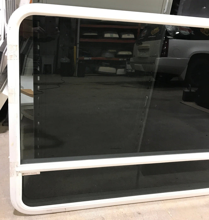 Used White Radius Opening Window : 47 1/2" W x 35 1/2" H x 2" D