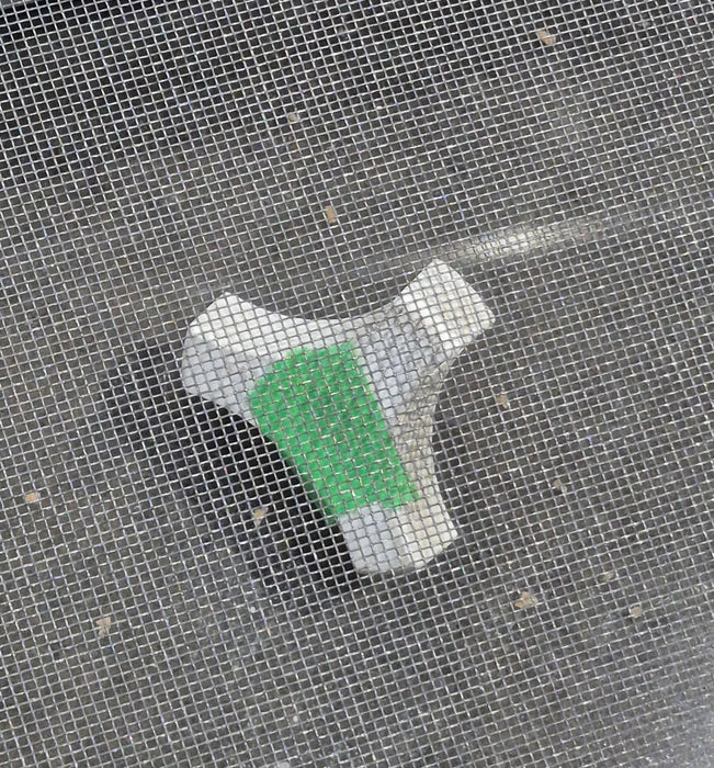 Used White Radius Opening Window : 47 1/4" W x 34 1/4" H x 1 3/4" D