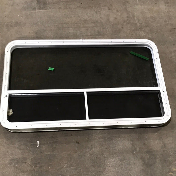 Used White Radius Opening Window : 47 1/4" X 28 1/4 X 2" D