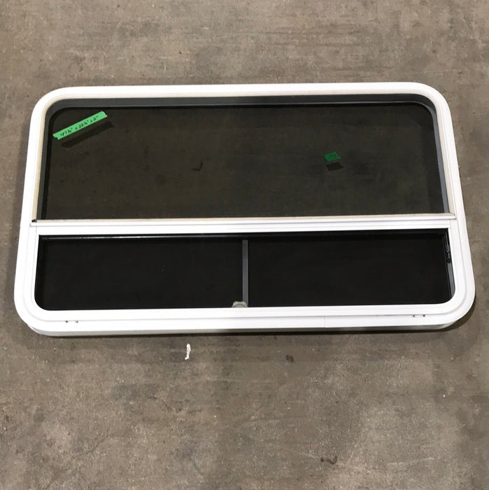 Used White Radius Opening Window : 47 1/4" X 28 1/4 X 2" D