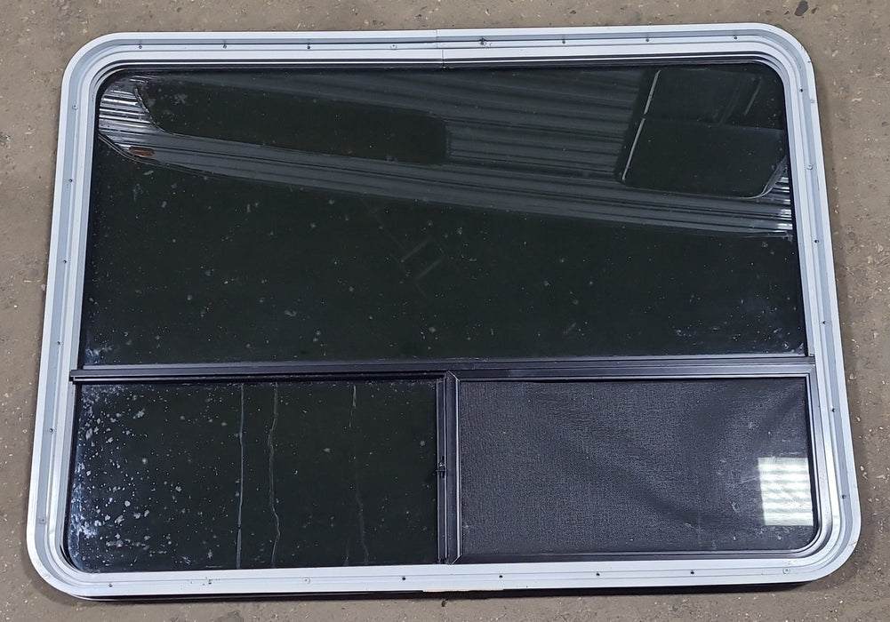 White Radius Opening Window : 48 1/4" W x 35 3/4" H x 1 3/4" D