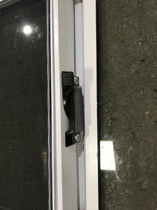 Used White Radius Opening Window : 48 1/4" W x 35 3/4" H x 2" D