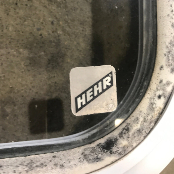 Used White Radius Opening Window : 48" W x 14 3/4" H x 1 7/8" D