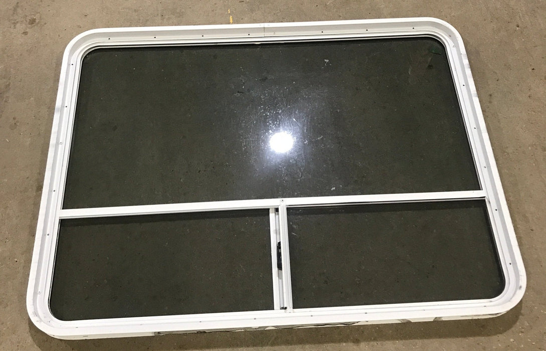 Used White Radius Opening Window : 48" W x 35 1/2" H x 2" D