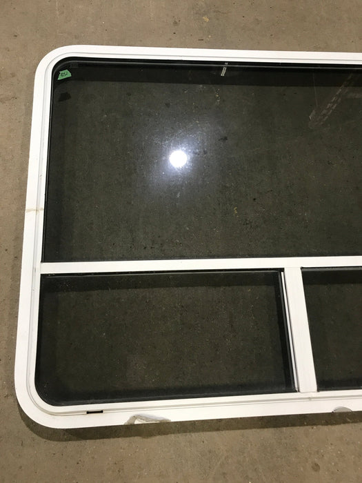 Used White Radius Opening Window : 48" W x 35 1/2" H x 2" D