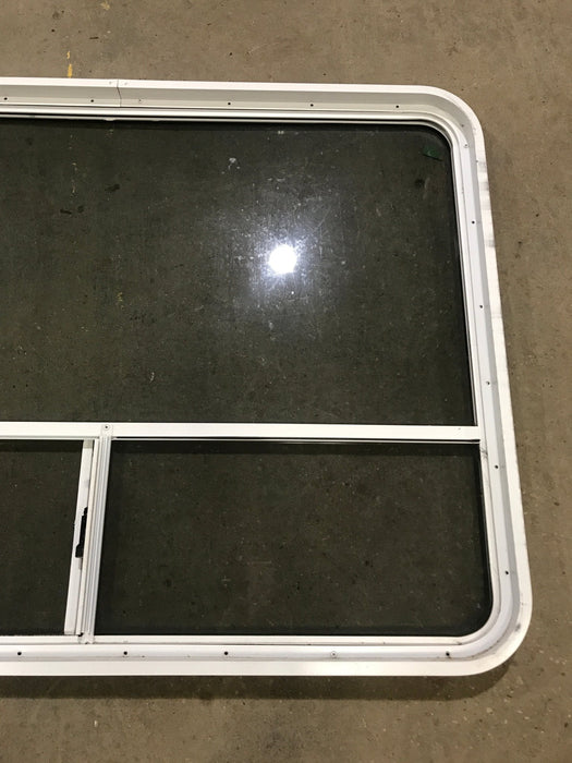Used White Radius Opening Window : 48" W x 35 1/2" H x 2" D
