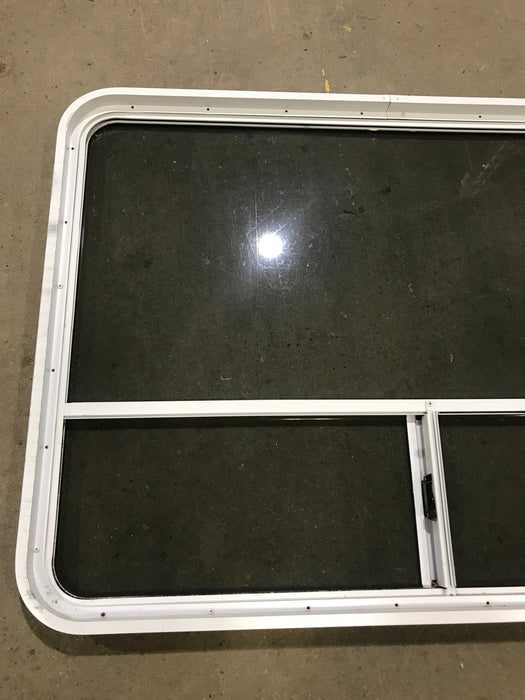 Used White Radius Opening Window : 48" W x 35 1/2" H x 2" D