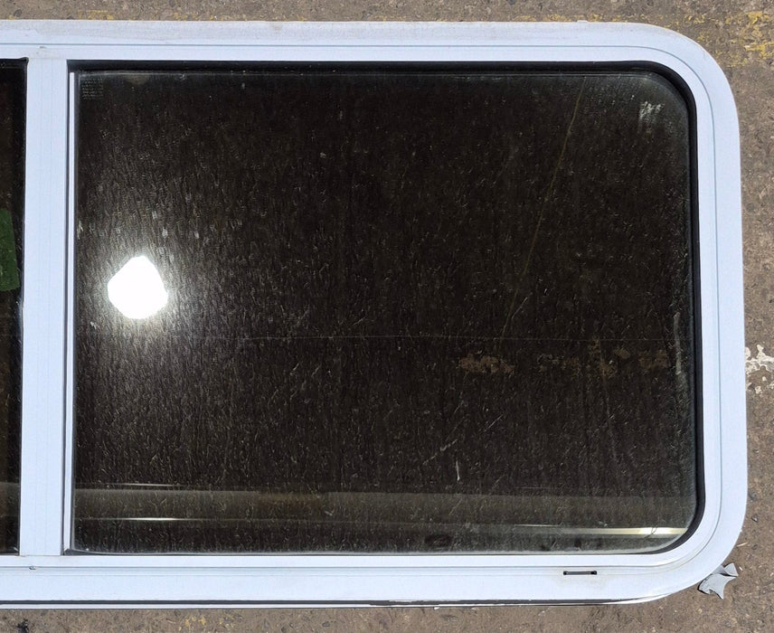 Used White Radius Opening Window : 54 1/4" W x 21 3/4" H x 1 7/8" D