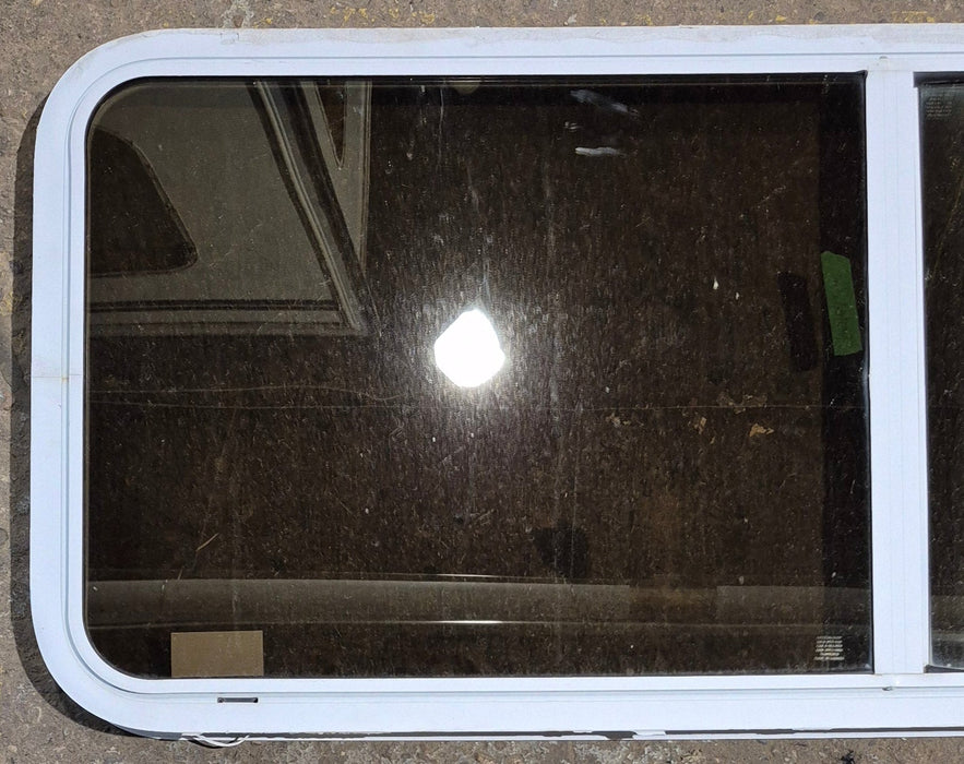 Used White Radius Opening Window : 54 1/4" W x 21 3/4" H x 1 7/8" D