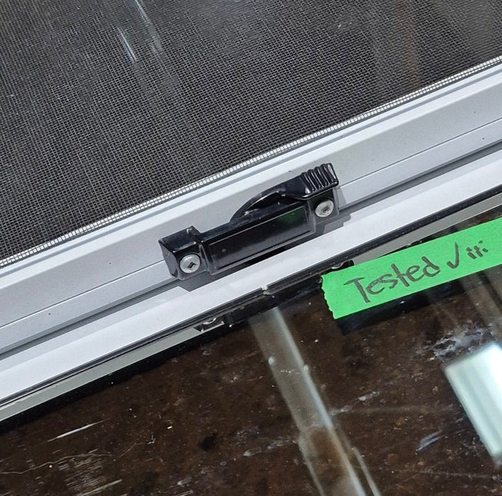 Used White Radius Opening Window : 54 1/4" W x 21 3/4" H x 1 7/8" D
