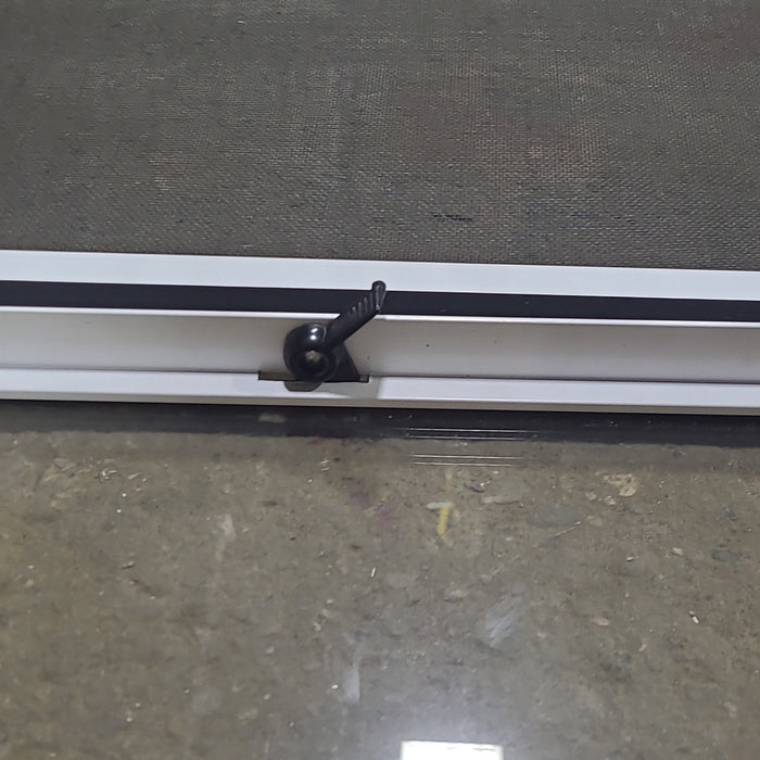 Used White Radius Opening Window : 54 1/4" W x 25 3/4" H x 1 3/4" D