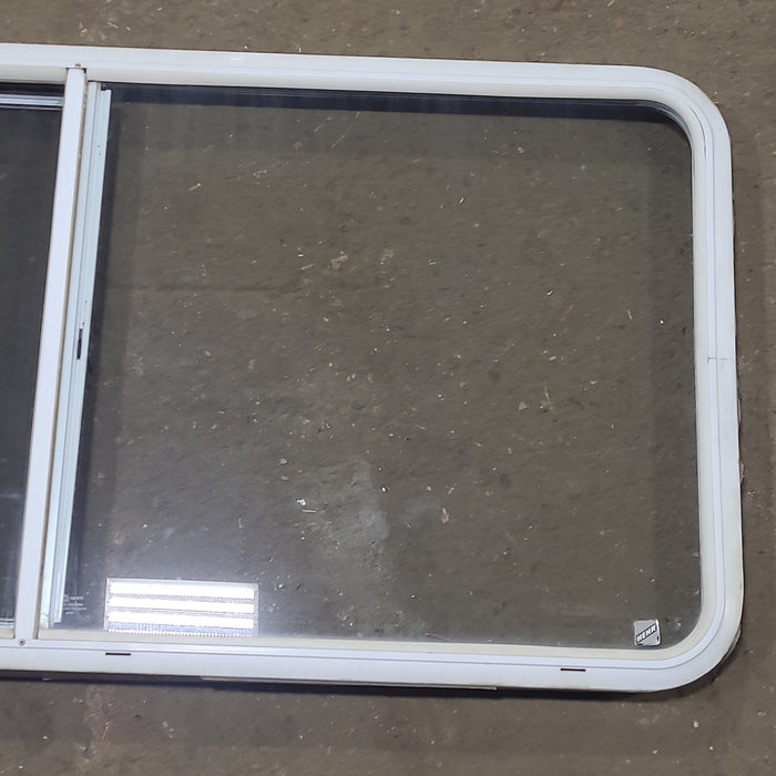 Used White Radius Opening Window : 54 1/4" W x 25 3/4" H x 1 3/4" D
