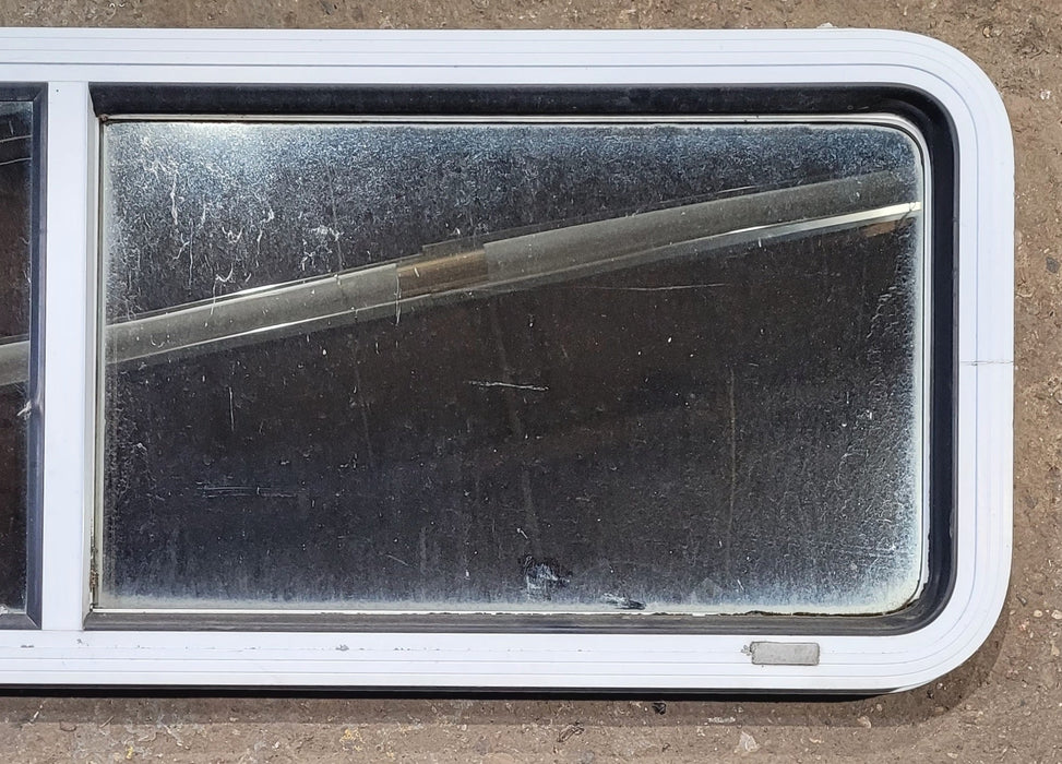 Used White Radius Opening Window : 54" W x 17 1/2" H x 1 7/8" D