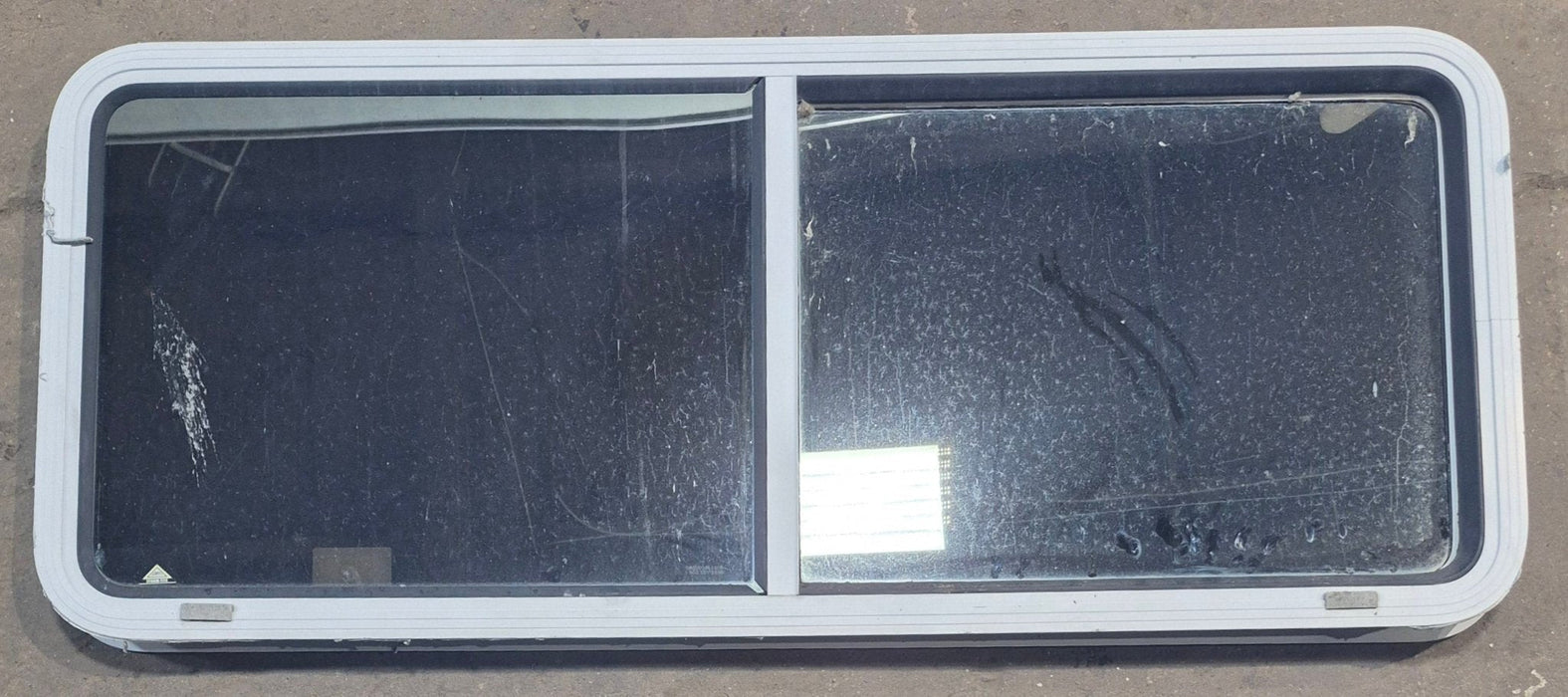Used White Radius Opening Window : 54" W x 21 1/2" H x 1 7/8" D