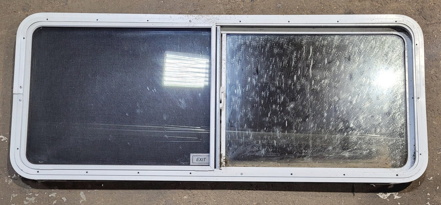 Used White Radius Opening Window : 54" W x 21 1/2" H x 1 7/8" D