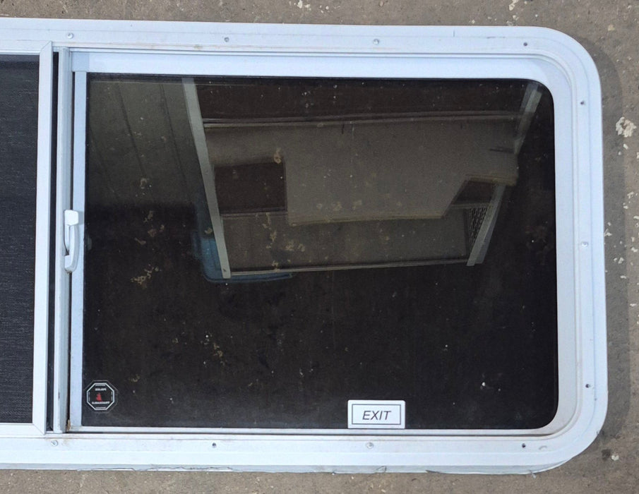 Used White Radius Opening Window : 54" W x 21 1/2" H x 1 7/8" D