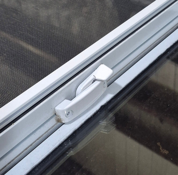 Used White Radius Opening Window : 54" W x 21 1/2" H x 1 7/8" D