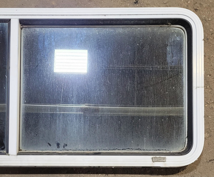 Used White Radius Opening Window : 54" W x 21 1/2" H x 1 7/8" D