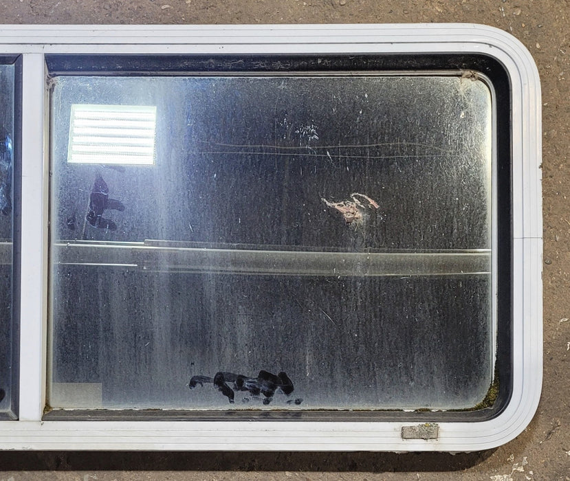 Used White Radius Opening Window : 54" W x 21 1/2" H x 1 7/8" D