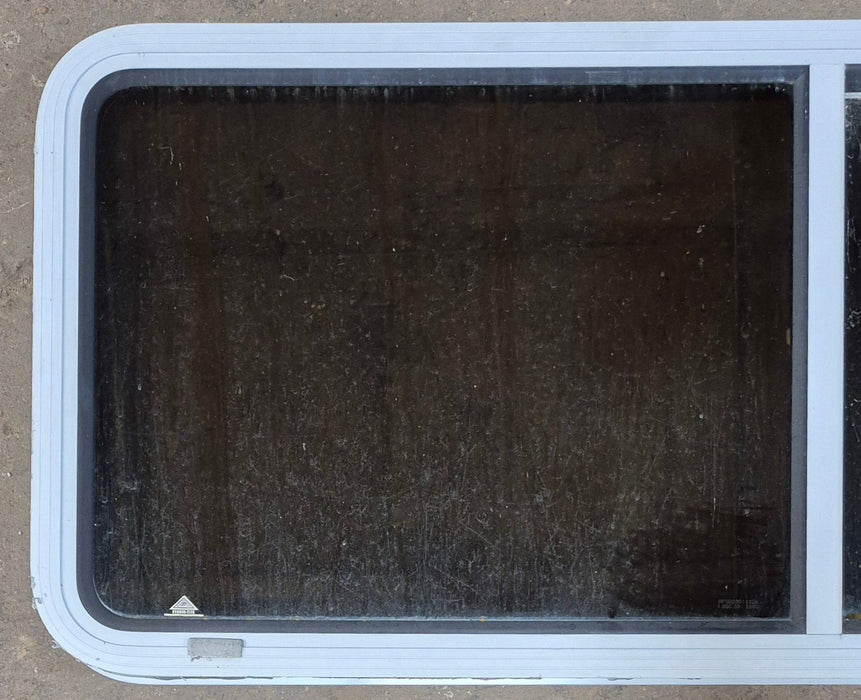 Used White Radius Opening Window : 54" W x 21 1/2" H x 1 7/8" D