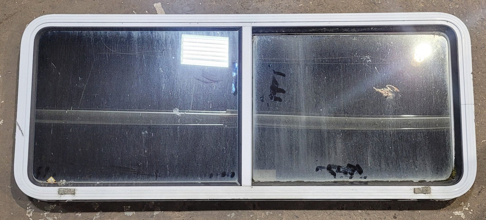 Used White Radius Opening Window : 54" W x 21 1/2" H x 1 7/8" D