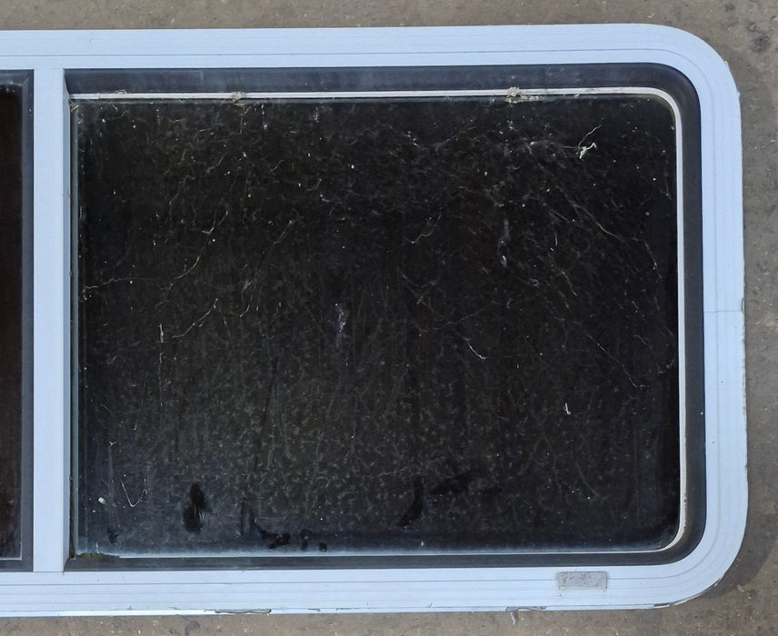 Used White Radius Opening Window : 54" W x 21 1/2" H x 1 7/8" D
