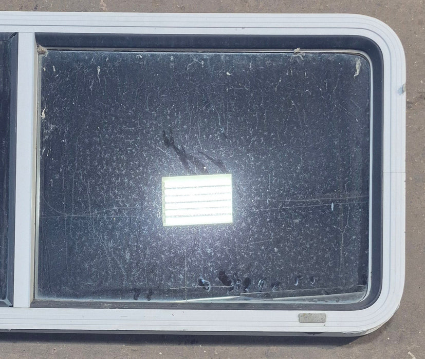 Used White Radius Opening Window : 54" W x 21 1/2" H x 1 7/8" D