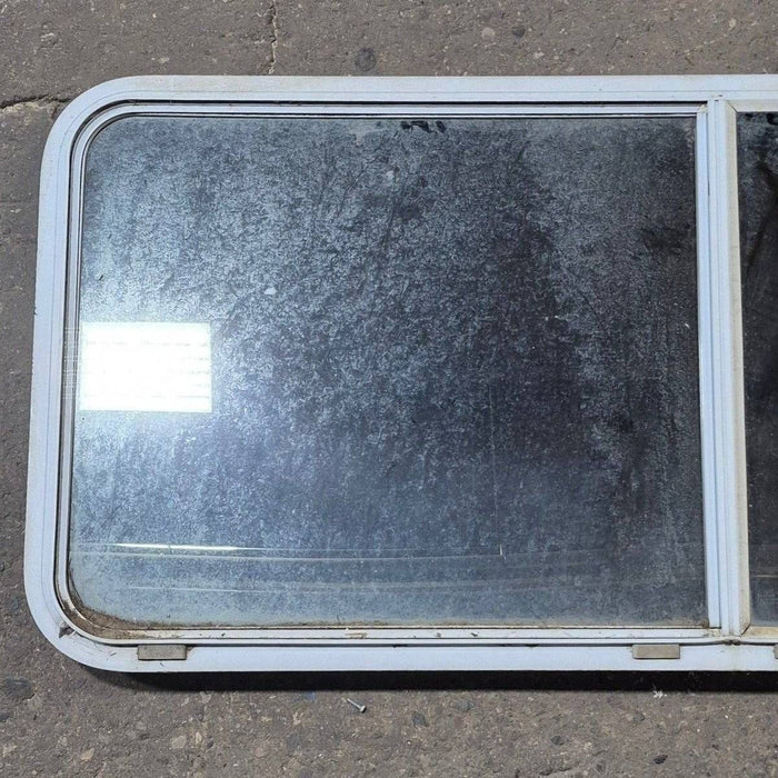 Used White Radius Opening Window - 57 1/4" X 24 1/2" X 2"