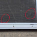 Used White Radius Opening Window - 57 1/4" X 24 1/2" X 2" - Young Farts RV Parts